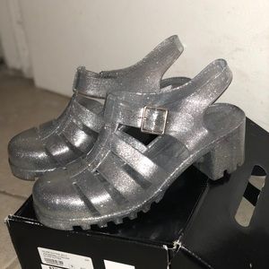 Platform Jelly Sandals